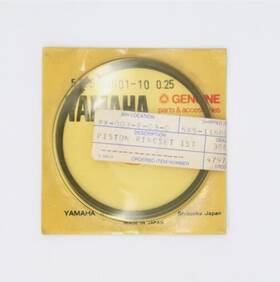 5x5-11601-10 Yamaha Yz250 Yz 250 Piston Ring Set Oem Nos .25 Over