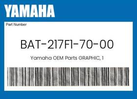 Bat-217f1-70-00 Yamaha Genuine Graphic 1 -