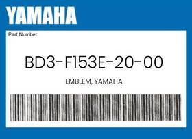 Bd3-f153e-20-00 Yamaha Genuine Emblem -