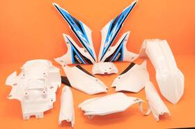 Br9-21720-01-00 Yamaha 2019 18-22 Yz450f Yz 450f Oem Plastic Fender Radiator Shroud Panel Set Guard