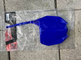 Br9-23485-10-00 Yamaha 2021 - 2023 Yz250f Yz450f Yz 250f 450f Fx Oem Blue Front Number Plate