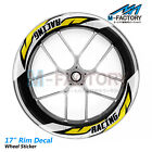 Wscj08wxx17mussn18004 Yellow J08w Wheel Decal Graphic Stickers For Aprilia Shiver 900 Tuono 1000