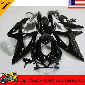 Yik-s0608 Yikbik Glossy Black Abs Fairing Bodywork Fit For Suzuki Gsxr600 Gsxr750 2008 2009 2010