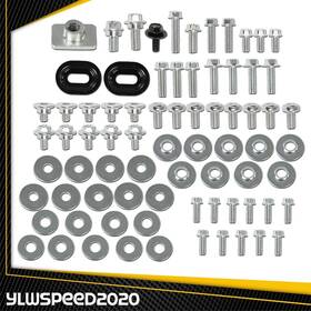 V-03sbc5701asl Ylwspeed20 Fit For Honda Cr 80 85 125 250 450 480 500 Fenders Seat Shroud Full Bolt Kit