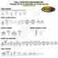 Yam-0211120 Yz250f Yamaha Plastic Bolt Kit For Yz 250f 450 2003 2004 2005 Yz450