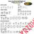 Yam-1010004 Yz450 Yamaha Plastic Bolt Kit For Yz 450 2010 2011 2012 665760842415
