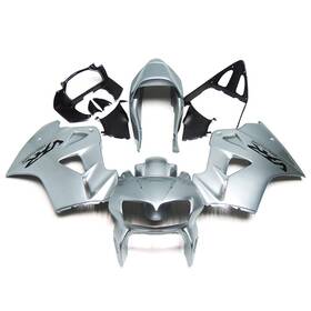 Vfr8001998-2 Zsauto #honzsauto Abs Plastic Silver Fairing Kit For Honda 1998 1999 2000 2001 Vfr800 Bodywork