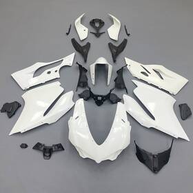 D1216unp Zxmoto For Ducati 1299/959 Panigale 2015-2018 Abs Fairing Kit Unpainted White Bodywork