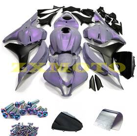 H0609pwg Zxmoto Chameleon Gray Dazz Purple &black Fairing Kit For Honda Cbr600rr 2009-2012 Bolt