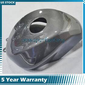 Of-k1007-20-tsf Zxmoto Carbon Fiber Style Fuel Gas Tank Cover Fairing For Kawasaki Ninja Zx10r 2006 07