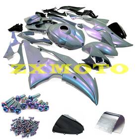 Y0600126 Zxmoto Chameleon Fairing Kit Tank Bolts For Yamaha Yzf R6 2008-2016 Gray Purple Blue