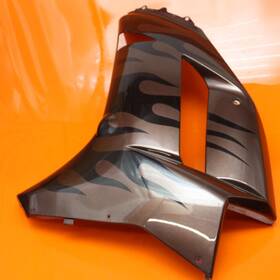 55028-0128-h8 Zxmt 2007-2008 Kawasaki Ninja Zx6r Left Mid Upper Side Fairing Cowl Plastic