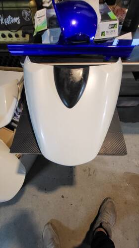 Zxmt 550754962029 Rear Passenger Pillion Seat Cowl Fairing Tail Cover Fit Ducati Monster 696 White