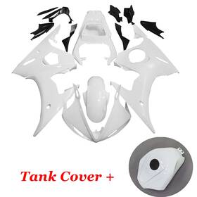 Zxmt Ab-y0603unp For Yamaha Yzf R6 2003-2004 /r6s 2006-2009 Unpainted Abs Fairing Kit Tank Cover