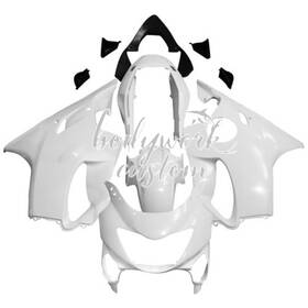 Bc-h0600unp Zxmt Unpainted Fairing Bodywork Kit For Honda Cbr600 F4 1999 2000 Cbr 600 99 00 Abs