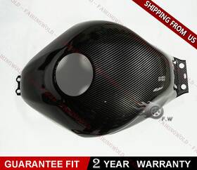 Fw-h0601-11-gbk Zxmt Carbon Fiber Paint Abs Fuel Gas Tank Cover Fairing For 2001-2007 Honda Cbr600f4i