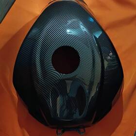Fw-s0611tc Zxmt Carbon Fiber Look Gas Fuel Tank Cover Fairing For Suzuki Gsxr 600/750 2011-2023