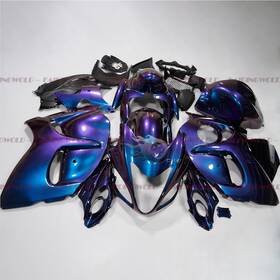 Fw-s1308tsb Zxmt Chameleon Blue And Purple Full Fairing Kit For Suzuki Hayabusa Gsx1300r 08-20 Gen2