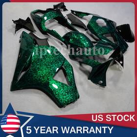 H0903 Zxmt Green Forged Carbon Fiber Fairing Kit Bodywork For Honda Cbr954rr 2002 2003 Us