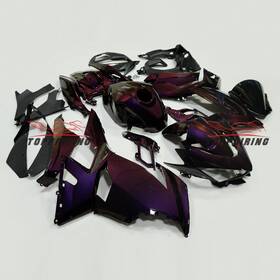 K0418pwg-ts Zxmt Purple Gold Chameleon Fairing Tank Cover For 2018-2023 Kawasaki Ninja 400 Ex400