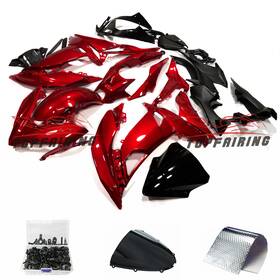 K0617-red Zxmt Candy Red Fairing Kit Bolts Screws For Kawasaki Ninja 650 2017-2019 Ex650 Abs