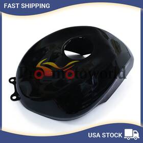 K1007-20 Zxmt Fuel Gas Tank Cover Glossy Black Abs Fairing Cowl For Kawasaki Zx-10r 2006 2007