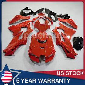 K1022 Zxmt Red Carbon Fiber Fairing Body Kit Bodywork For Kawasaki Ninja Zx10r 2021-2024 Us