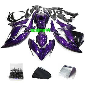 Mk202311093 Zxmt Fairing Kit Tank Cover For Kawasaki Ninja 650 2017-2019 Purple Forged Carbon Set