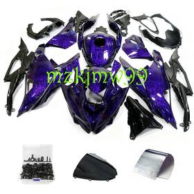 Mk2024011217 Zxmt Forged Carbon Fiber Purple Fairing Kit For Kawasaki Ninja Zx4r Zx4rr 23-26 Zx25r