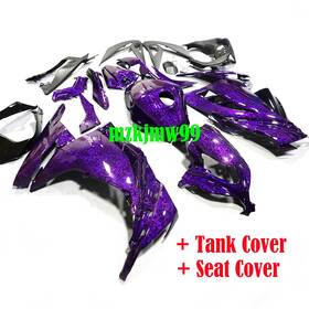 Mk202401146 Zxmt Fairing Kit Purple Forged Carbon For Kawasaki Ninja 300 2013-2017 Tank Cover