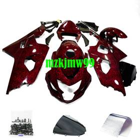 Nb2024011201 Zxmt Forged Carbon Fiber Red For Suzuki Gsxr600/gsxr750 2004 2005 Fairing Kit Bolts