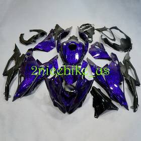 Nb2024011217 Zxmt Purple Forged Carbon Fiber Fairing Kit For Kawasaki Zx4r Zx4rr 23-26 Zx-25r 25rr