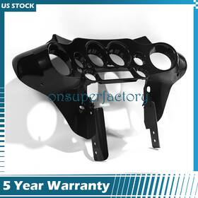 Of-0401012-gbk Zxmt 96-13 Gloss Black Batwing Inner Fairing For Harley Touring Electra Street Glide