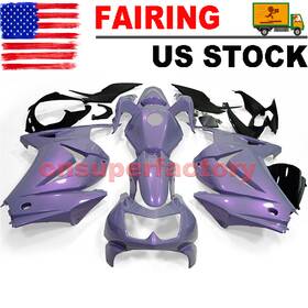 Of20231110 Zxmt Chameleon Gray Purple Fairing Kit Tank Cover For Kawasaki Ninja 250r 2008-2012
