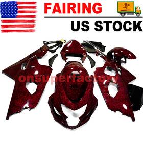 Of202401120 Zxmt Red Forged Carbon Fiber Fairing Kit Tank Cover For Suzuki Gsxr600/750 2004 2005