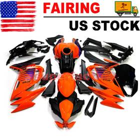 Of202407100 Zxmt Orange And Deep Purple Abs Fairing Kit Tank Cover For Kawasaki Ninja 650 2020-2026