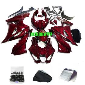 Of20250214 Zxmt Red Forged Carbon Fiber Fairing Kit Body Screws For Suzuki Gsxr1000r 2017-2025