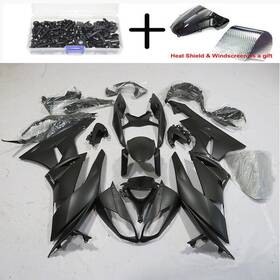 Pm-k0609-mbk Zxmt Matte Black Abs Fairing Kit With Bolts For Kawasaki Ninja Zx6r Zx600r 2009-2012 6r