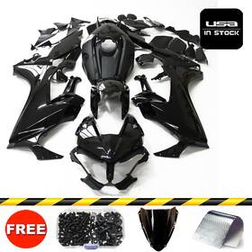 Um-h1017gbk Zxmt Glossy Black Fairing Kit Bolts For Honda Cbr1000rr 2017-2023 Injection Bodywork