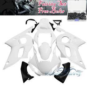 Usffy0602-unp Zxmt Unpainted Fairing Kit Bolts For Yamaha Yzf R6 1998-2002 Abs Injection Bodywork