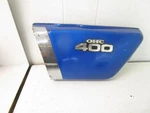 1975 Kawasaki Kz 400 Left Side Covers Blue 36001-048-2L. Fixed Price $65.00.
