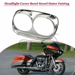 Headlight Cover Bezel Scowl Outer Fairing For Harley Road Glide Fltr Custom. Fixed Price $34.20.