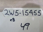 Yamaha Crankcase Cover Gasket 2W5-15455-00 Lot Of Pcs Nos (O7B-4-49). Fixed Price $9.99.