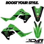 Set Graphic Stickers For Kawasaki Kx 125 250 2003 2004 2005 2006 2007 2008. Fixed Price $181.54.