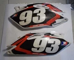 2009 Honda CR450R Pair Side Panels Covers 83510-MEN-A30/83610-MEN-A30 (020). Fixed Price $23.00.