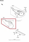 New Oem Suzuki Left Side Cover White. Fixed Price $114.95.