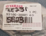 New Genuine Yamaha 93106-38801 Rear Wheel Left Oil Seal. Fixed Price $23.53.