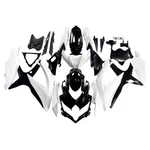 White Black Fairing Kit For Suzuki GSXR600 GSXR750 2008-2010 Injection Bodywork. Fixed Price $432.95.
