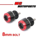 Atom Red M8 Swingarm Spools Sliders For Kawasaki Ninja 400 18 19 20. Fixed Price $42.31.