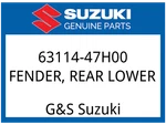 Suzuki Oem Part 63114-47H00 Fender, Rear Lower. Fixed Price $51.52.